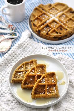 Coconut Waffles-Vegan and Gluten-free