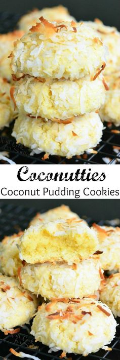 Coconutties - Coconut Pudding Cookies