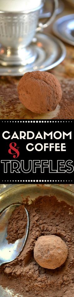 Coffee and Cardamom Truffles