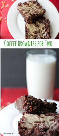 Coffee Brownies for Two