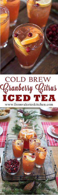 Cold Brew Cranberry Citrus Iced Tea