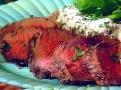 Cold Roast Fillet of Beef with Cracked Pepper Crust