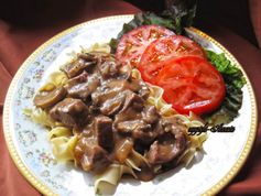 Cooker Beef Tips and Noodles