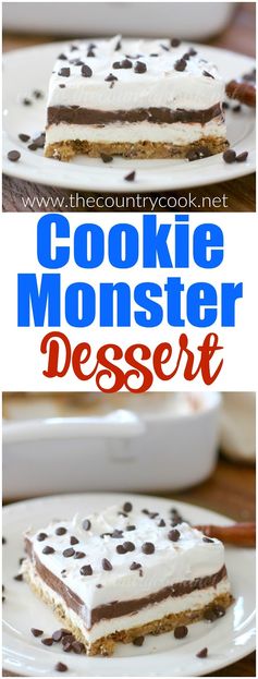 Cookie Monster Dessert