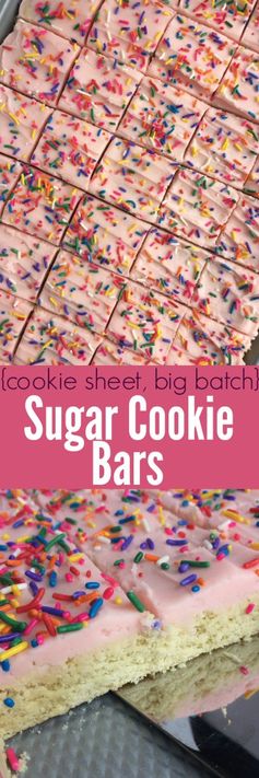 (cookie sheet Sugar Cookie Bars