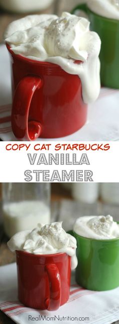 Copy Cat Starbucks Vanilla Steamer