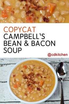 Copycat Campbell's Bean & Bacon Soup