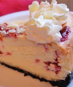 Copycat Cheesecake Factory White Chocolate Raspberry Truffle Cheesecake