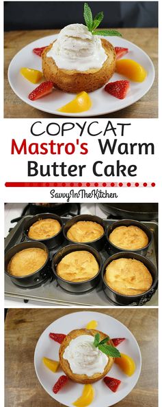 Copycat Mastro's Warm Butter Cake