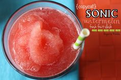 Copycat Sonic Watermelon Fresh Fruit Slush