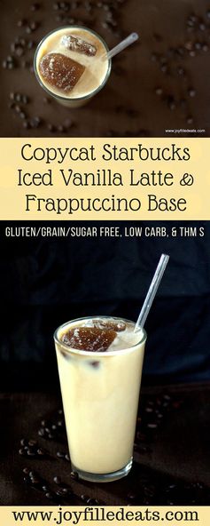 Copycat Starbucks SF Vanilla Latte Frappuccino