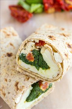 Copycat Starbucks Spinach and Feta Breakfast Wrap