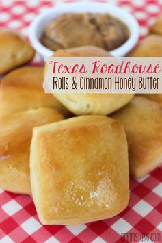 Copycat Texas Roadhouse Rolls & Cinnamon Honey Butter