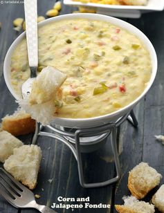 Corn and Jalapeno Fondue