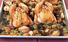 Cornish Hens with Lemon and Herbs