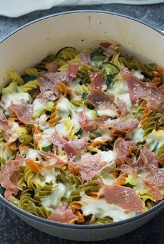 Courgette & Prosciutto One Pot Pasta