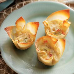 Crab Wonton Cups