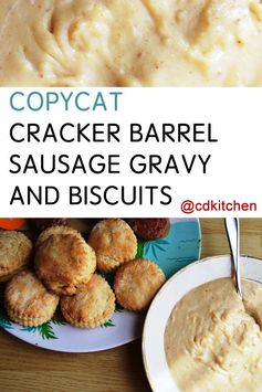 Cracker Barrel Sausage Gravy And Biscuits