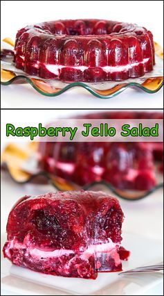 Cran-Raspberry Jello Salad