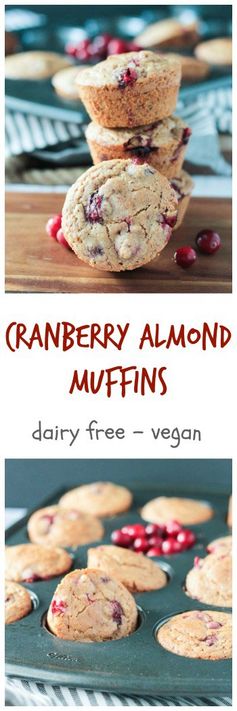 Cranberry Almond Muffins