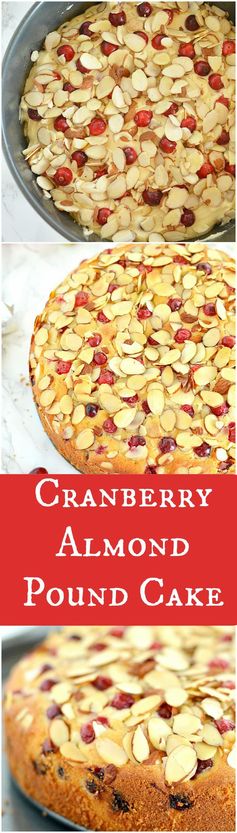 Cranberry Almond Pound Cake