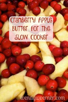 Cranberry-Apple Butter: Slow Cooker Style