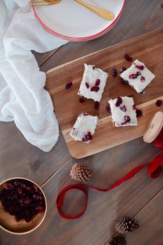 Cranberry Bliss Blondies