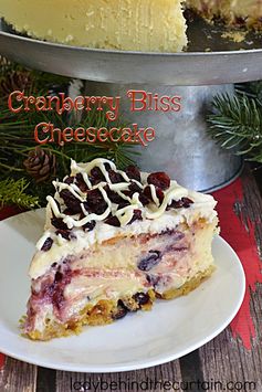 Cranberry Bliss Cheesecake