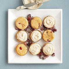 Cranberry Chai Cupcakes