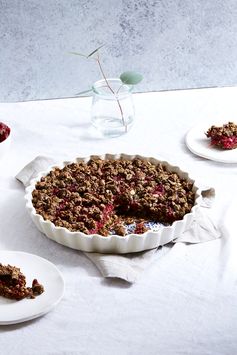 Cranberry Ginger Oat Crumble