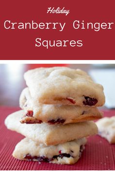 Cranberry Ginger Sugar Cookies