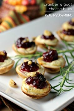 Cranberry Goat Cheese Bites