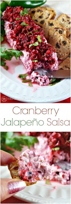 Cranberry Jalapeno Salsa Appetizer