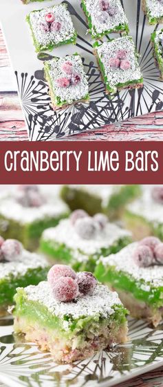 Cranberry Lime Bars