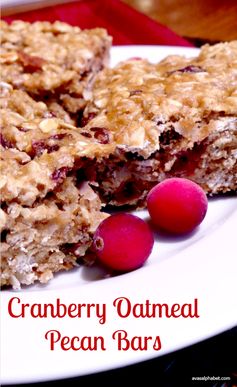 Cranberry Oatmeal Pecan Bars