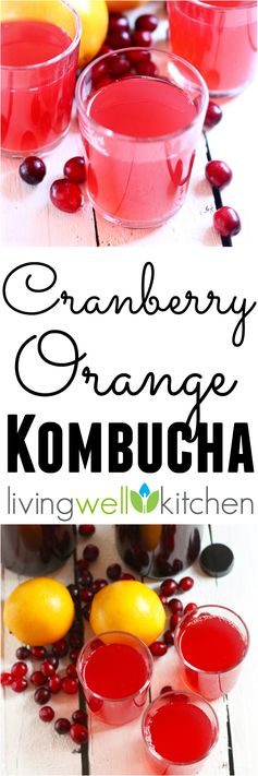 Cranberry Orange Kombucha