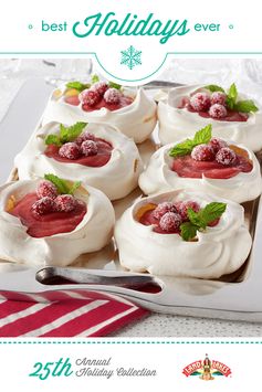 Cranberry Pavlova