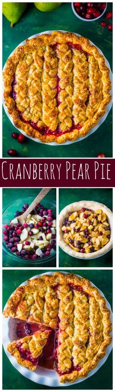 Cranberry Pear Pie