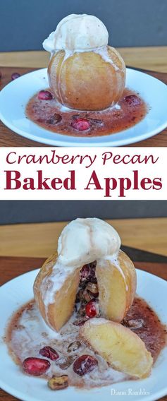 Cranberry Pecan Baked Apples