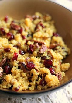 Cranberry Pecan Quinoa Salad with Honey-Orange Dressing