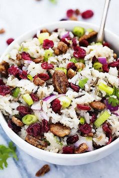 Cranberry Pecan Wild Rice Salad