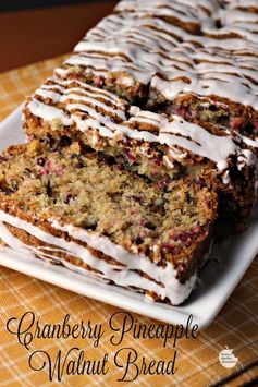 Cranberry Pineapple Walnut Bread