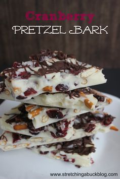 Cranberry Pretzel Bark