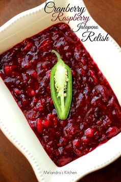 Cranberry Raspberry Jalapeno Relish