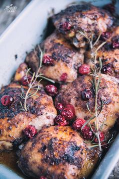 Cranberry-Rosemary Roasted Chicken