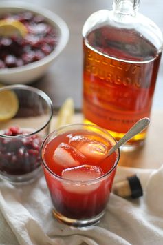 Cranberry Sauce Bourbon Cocktail