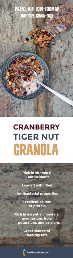 Cranberry Tiger Nut Granola