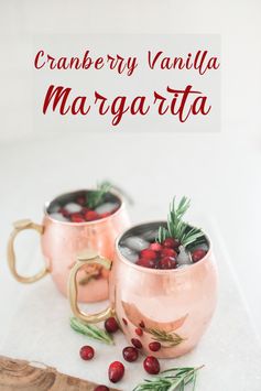 Cranberry Vanilla Margaritas