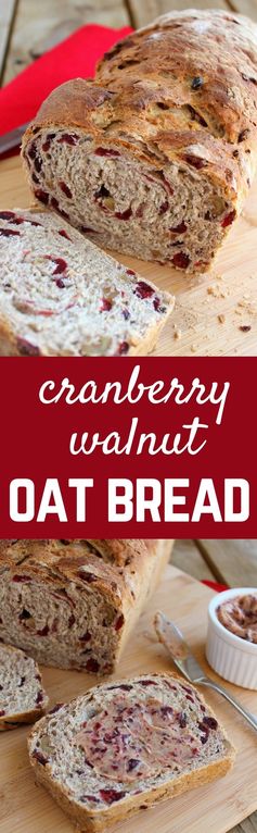 Cranberry-Walnut Oat Bread