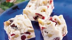 Cranberry-Walnut White Fudge